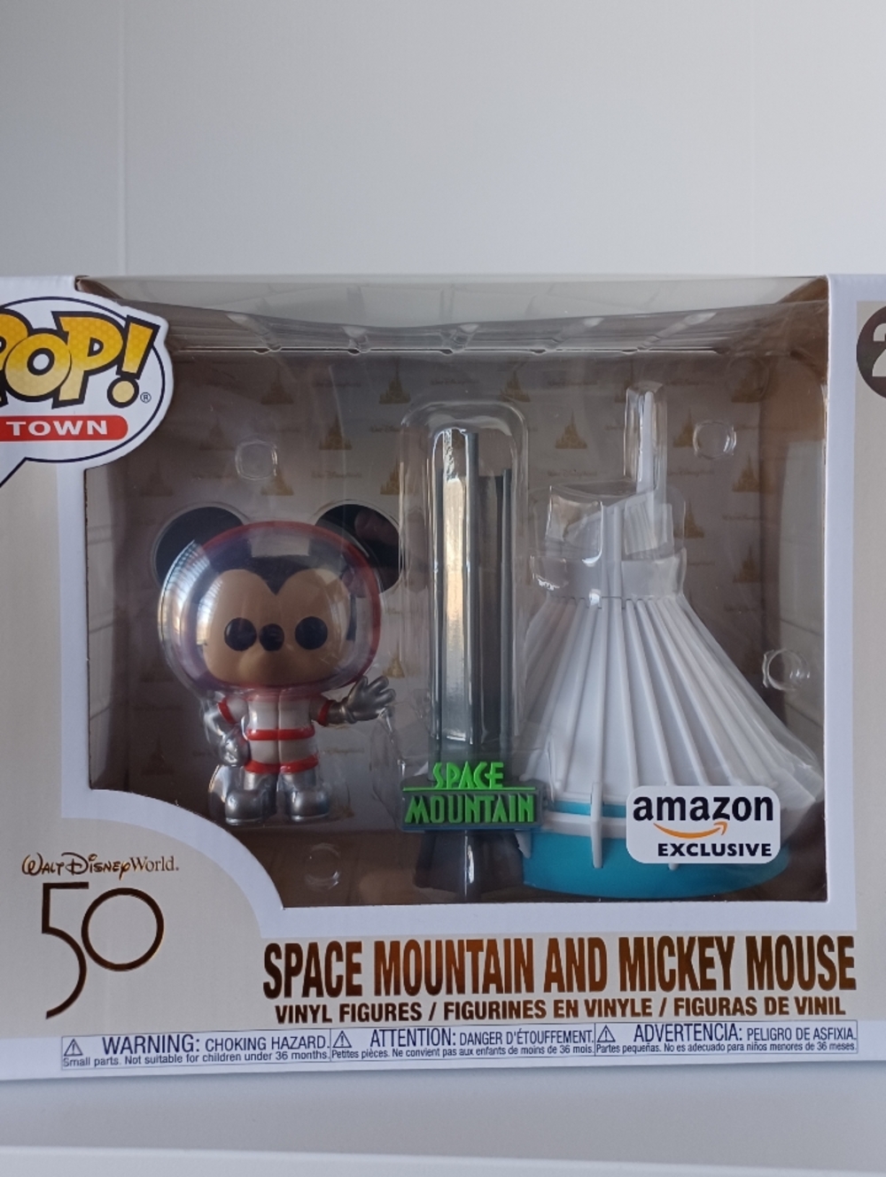 Walt Disney World 50 Space Mountain And Mickey Mouse 28 Vinyl Figure Funko Pop